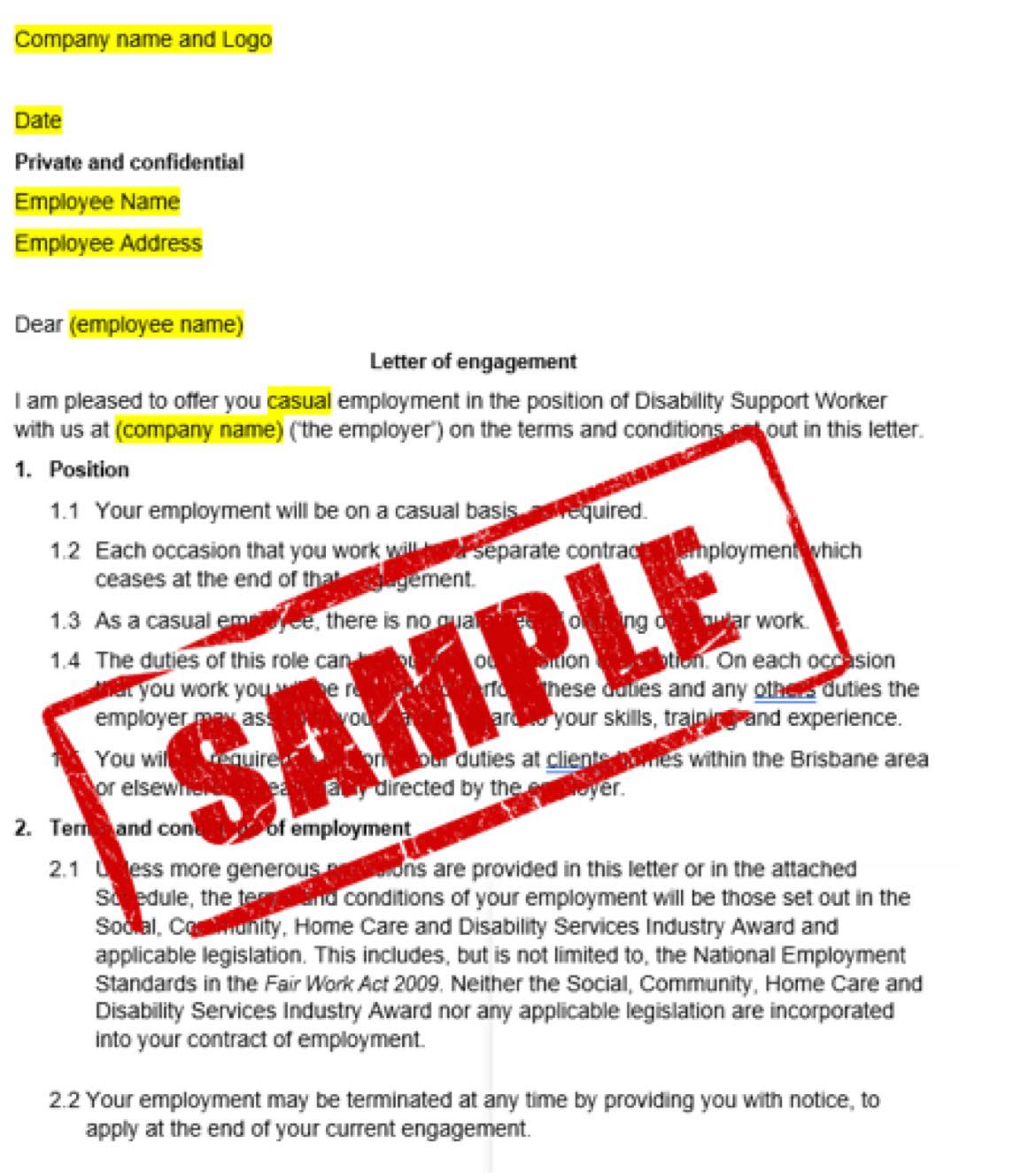 NDIS Employment Package