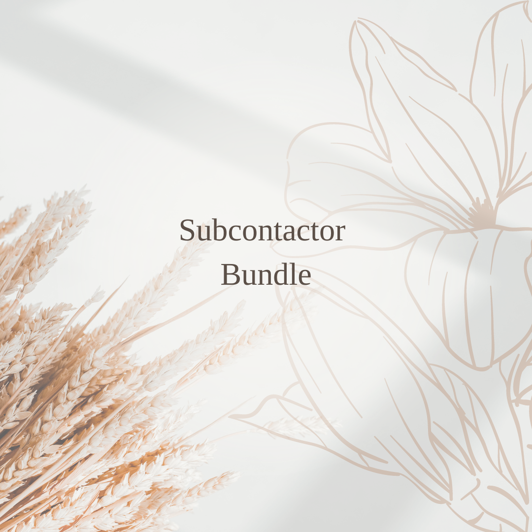 Subcontractor Bundle