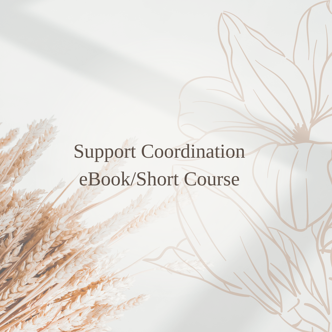 Support Coordination eBook/Short Course